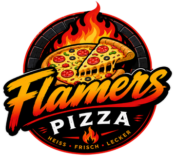 Flamers Pizza logo